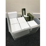 A Tub of new jewellery boxes. All for bangles.