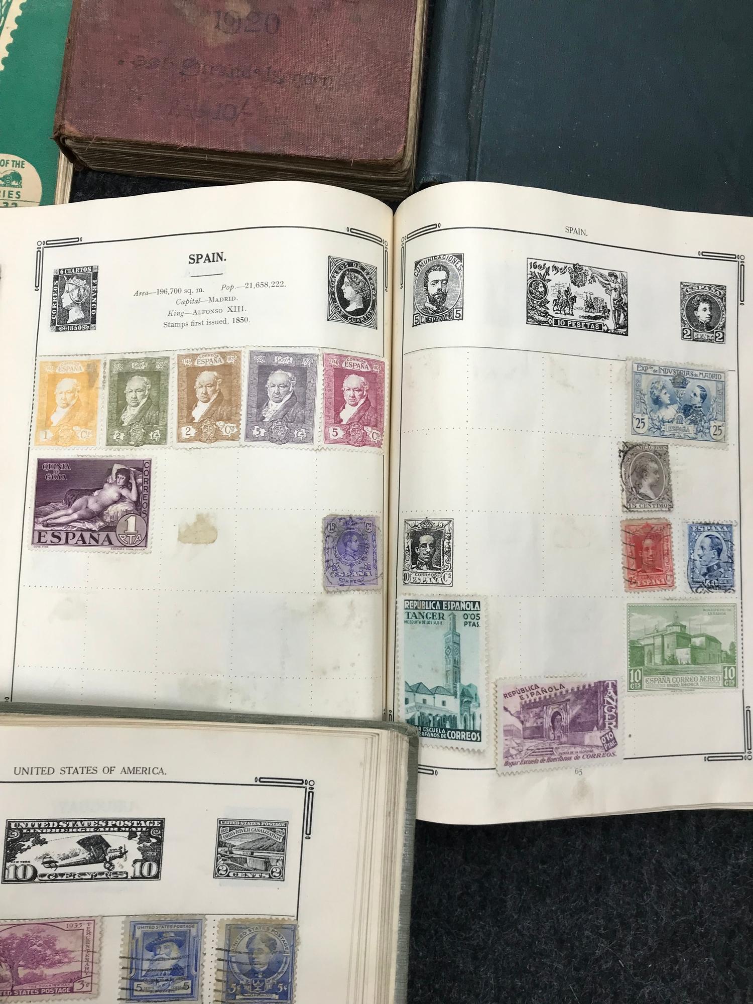 A Large collection of Stamp albums part filled & Guide books - Image 4 of 11