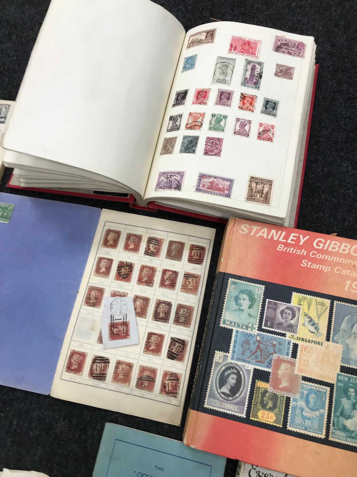 A Large collection of Stamp albums part filled & Guide books - Image 9 of 11