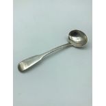 A Georgian Dublin Silver small ladle, makers Joshua Buckton, dated 1829.