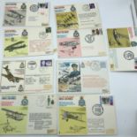 A Lot of 9 Royal Air Force Anniversary first day covers