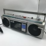 Aiwa CS-230 Stereo radio cassette recorder. Working