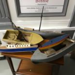 A Flotilla of various yacht and boat models