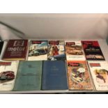 A Lot of vintage car magazines The Motor dated 1948, Brown Brothers Motor book, The SM 1500