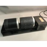 240volt driven Stone Tumbler with two barrels, working, Comes with instructions