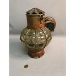 Dutch ships lantern. Measures 29cm in height