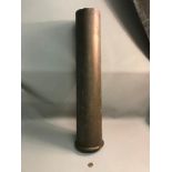 Large WW1 1916 brass shell. Measures 66cm in height