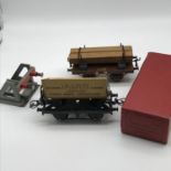 Original Hornby Trains O Gauge 32mm No.1 Side Tipping Wagon R174 with original box, Hornby wagon and