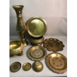 A Lot of 19th & 20th century Persian and Indian ornate brass wares