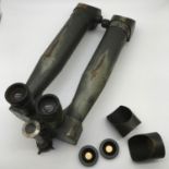 German WW1 Carl Zeiss Jena trench scope. Together with original leather travel case. Comes with