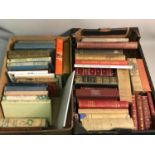 Two crates of Vintage and antique books which includes The Silent Traveller in Edinburgh by Chiang