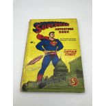 A Rare Superman Adventure Book 1955-56 featuring also the exploits of Captain Comet, In a used