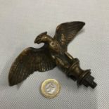 Antique bronze eagle topper, Measures 8.5cm including screw.