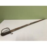 An Antique military style sword. Possibly French