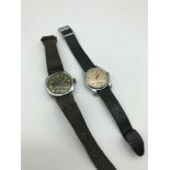 A Lot of two possibly WW2 era watches, Civitas Antimagnetic wrist watch in a running condition