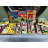 A Collection of vintage Oor Wullie & The Broons annuals