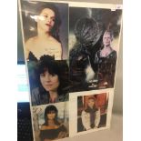 A Collection of Star Trek Next Generation Signed Photos to include a signed Paramount I am Borg film