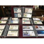 A Lot of 5 albums of first day covers, 1901-1969, 1970-1975, 1976-1980, Military 1969-2007 &