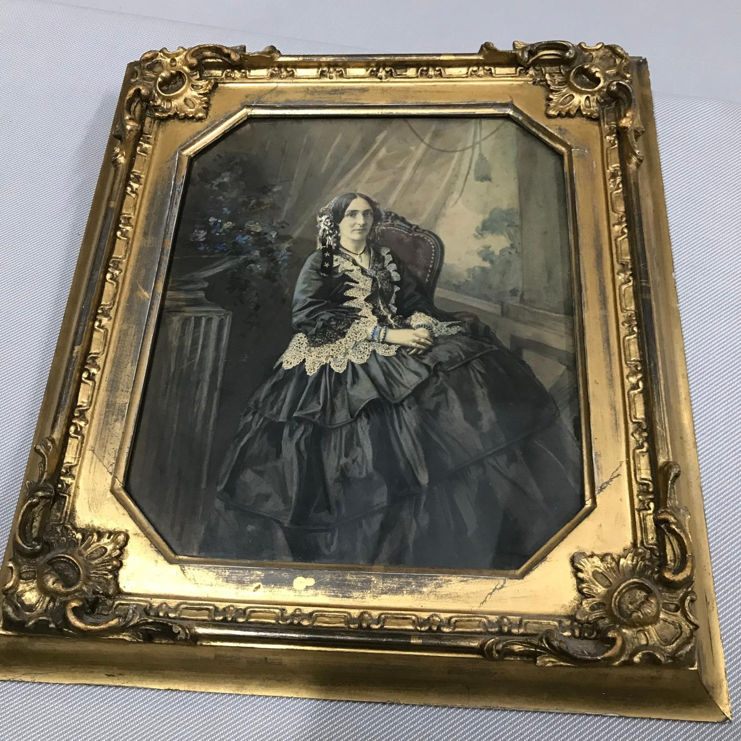 Original painting of Isabella Katharina Dennistoun eldest daughter of the Honourable James Wolfe