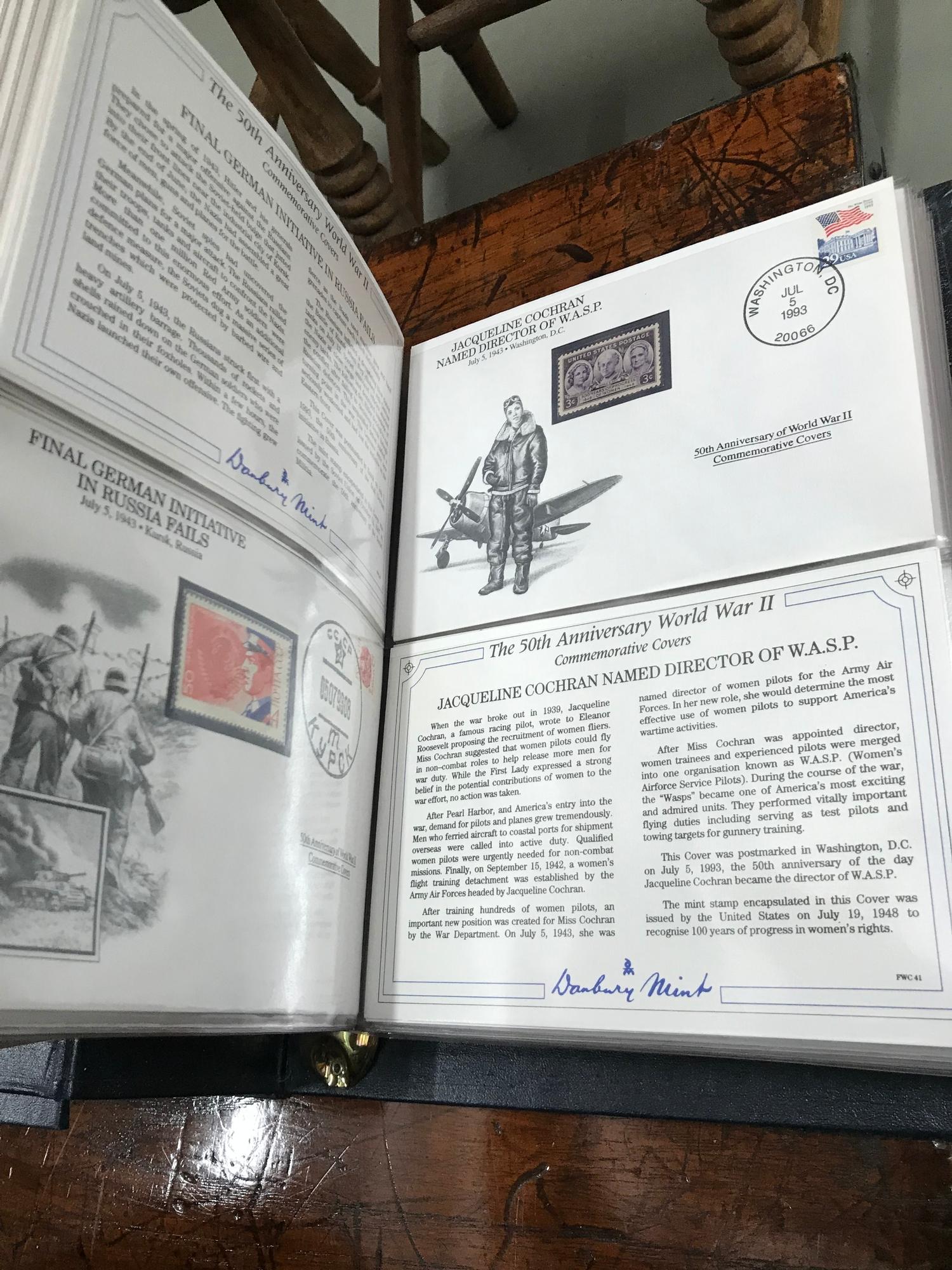 A Lot of three albums of Danbury Mint first day covers, Based on The 50th Anniversary World War 2 - Image 7 of 12