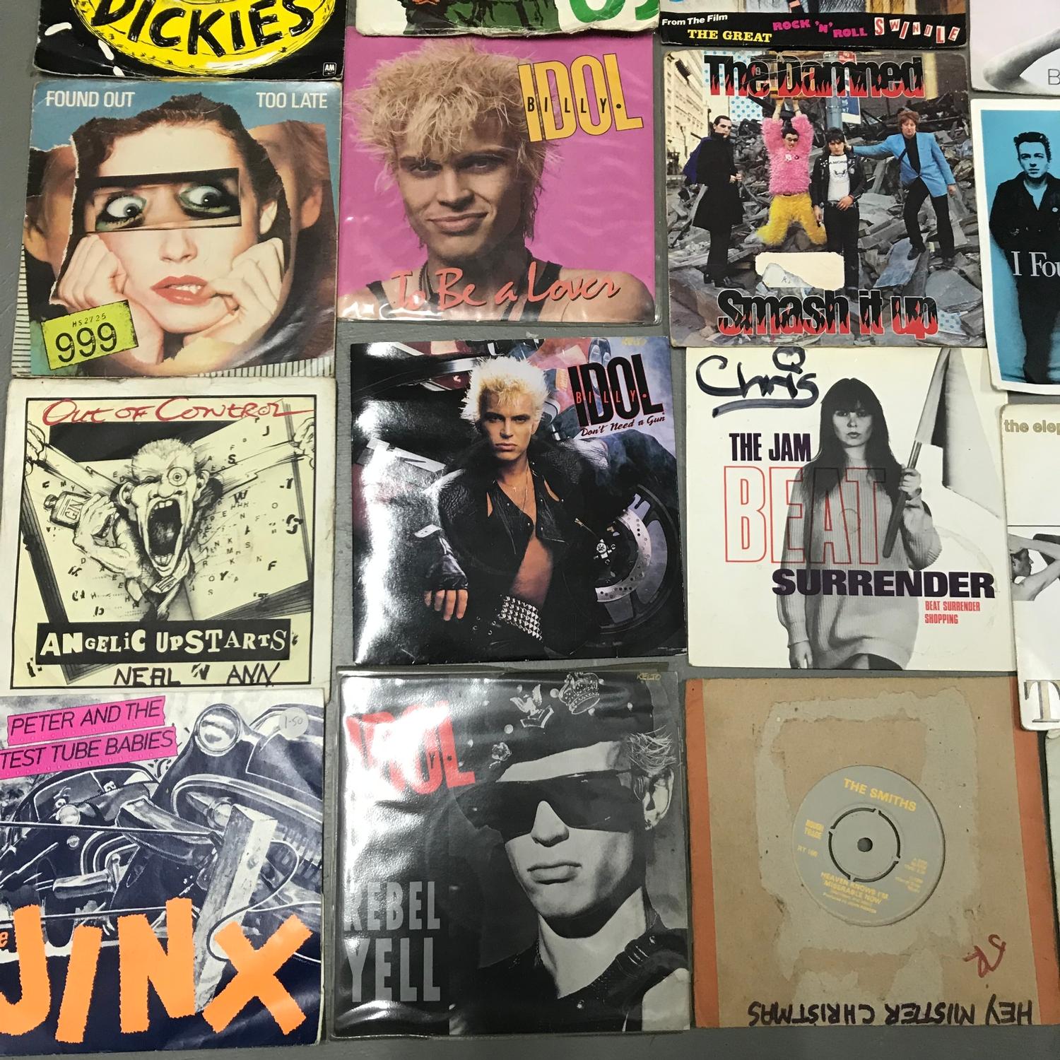 A Collection of Vintage Punk 45rpm's, Includes The Jinx, Out of Control, The Dickies, Red Alert, - Image 2 of 5