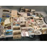 A Large and Interesting Collection of Old Post Cards, Regimental Christmas Cards From 1926 and Other