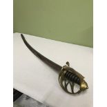 George IV Cypher Cavalry sword. No scabbard.