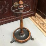 A Reproduction claw foot umbrella/ walking stick stand.