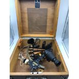 A WW2 German Nazi Kriegsmarine cased naval sextant, by C Plath Hamburg.