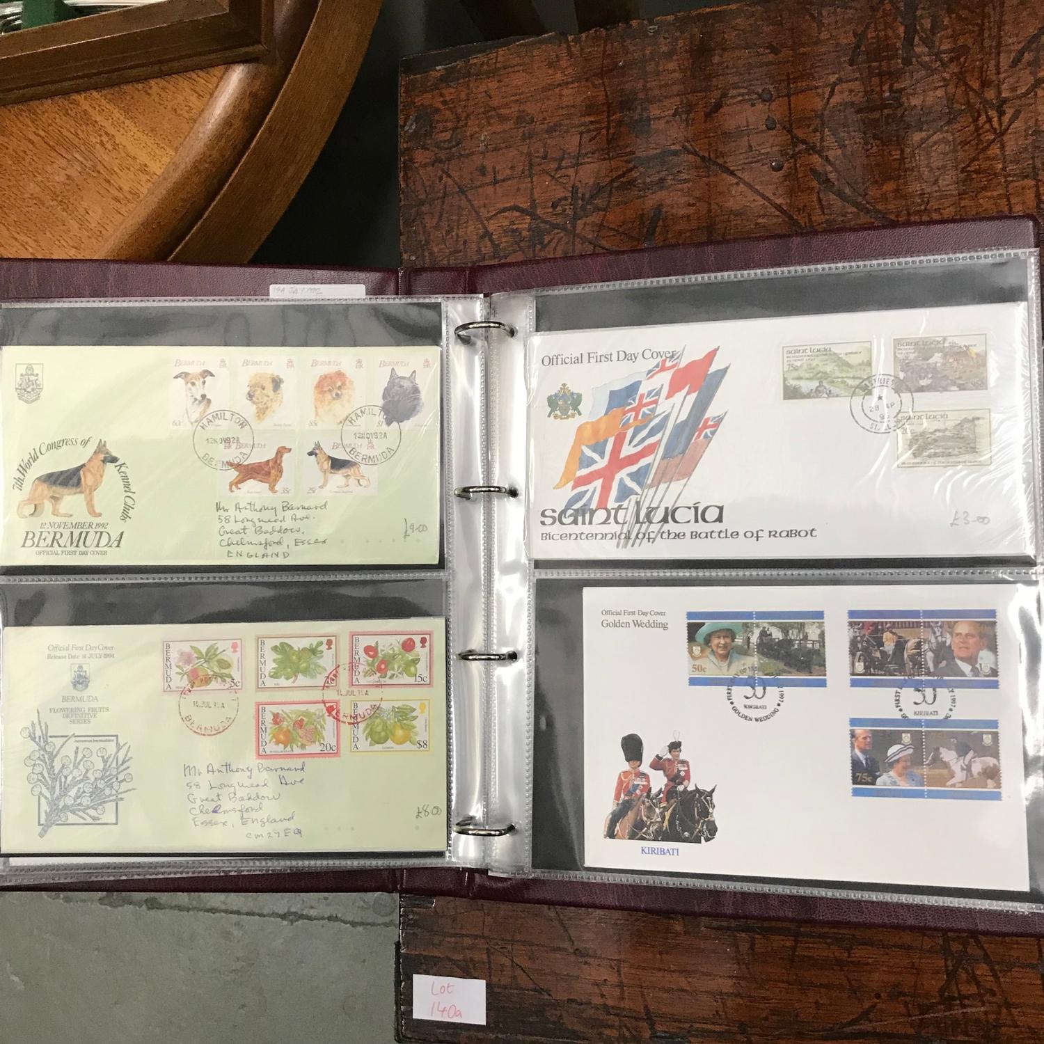 A Lot of 4 albums of first day covers, Includes Queen Elizabeth II Jubilee & 25th Anniversary of - Image 3 of 3