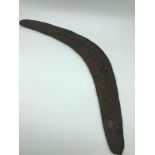 An 18th/ 19th century hand made Aboriginal Boomerang. Measures 51.5cm in length.