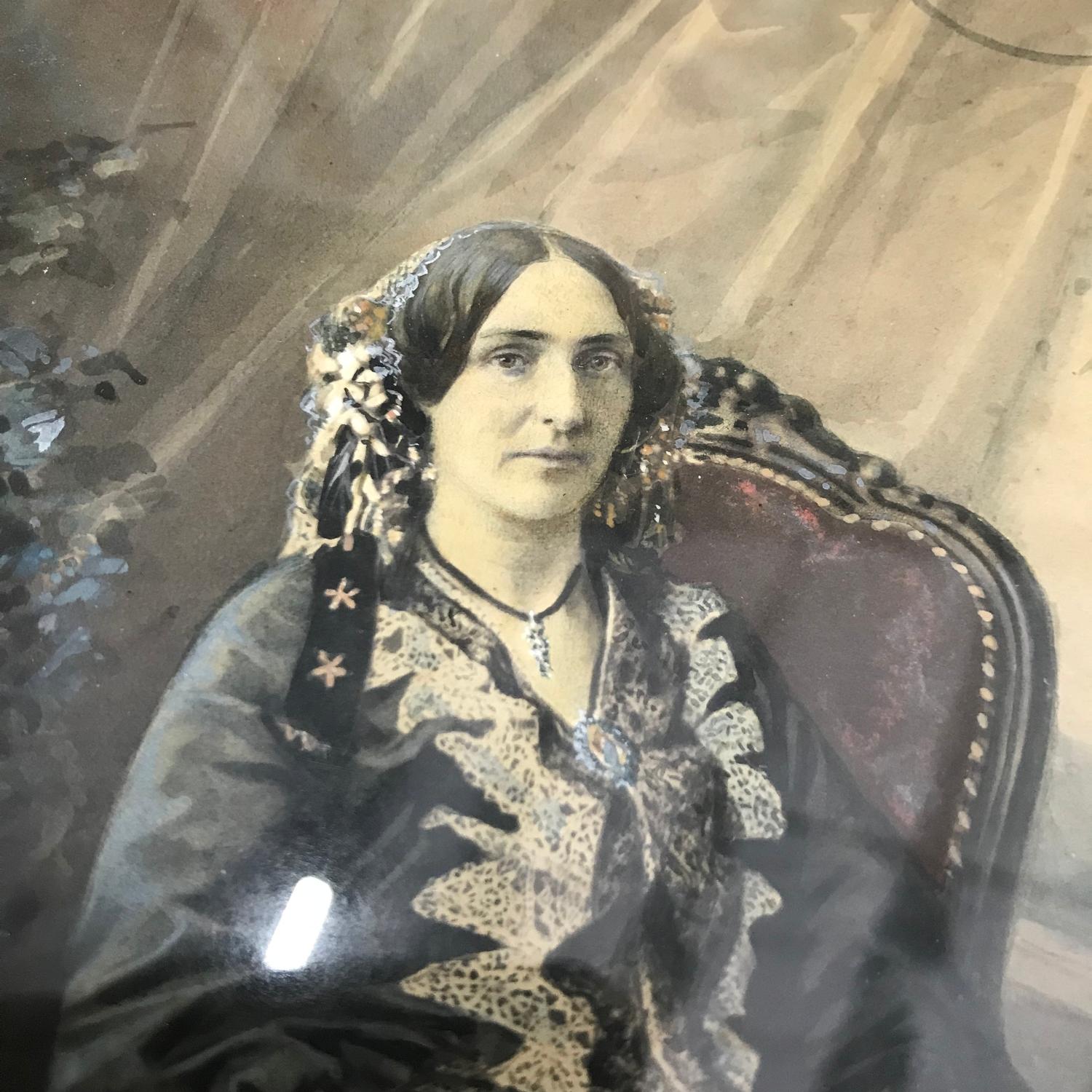 Original painting of Isabella Katharina Dennistoun eldest daughter of the Honourable James Wolfe - Image 2 of 11