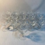 A Collection of 16 Edinburgh crystal brandy glasses