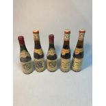 A Lot of 5 various vintage bottlings of wine includes two bottles of 1966 Patriarche pere & fils