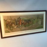 After Lionel Edwards- Equestrian Chromolithograph (British, 1878-1966) print titled "The Lucky