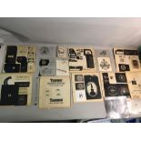 A Collection of Original Film Prints of Various Whiskey's, and Other Marketing Logos to include