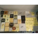 A collection of 30 original whisky labels, to include 'Glen Devron', 'Glenglassaugh', 'Glen
