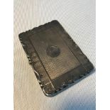 A Victorian Birmingham silver cased ladies purse/ diary, Ornately designed on the inside and out,