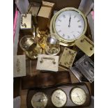 A lot of various clocks