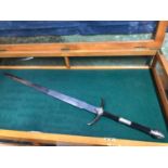 A Large display sword, could be used for stage production or simply displaying. Measures 139cm in