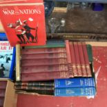 A Large collection of military books and magazines to include The great war 10 volumes and 7 volumes
