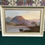 Francis E. Jamieson (1895-1950) Original Oil on Canvas titled "Loch Awe" Signed by the artist to the