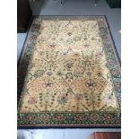 An antique style livingroom rug.