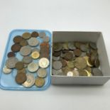 A Quantity of mixed world coins