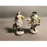 A lot of 2 Meissen figures