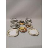 A quantity of various small cups & saucers to include Noritake