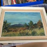Original oil painting of landscape by Rah Craig.
