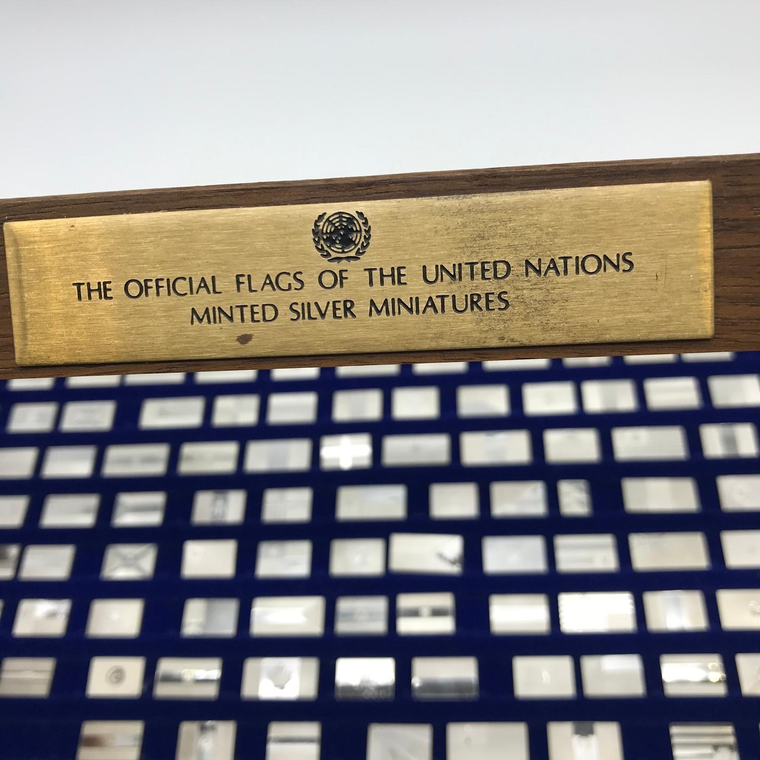 The official flags of the United Nations Minted silver Miniature flags. 146 flags in total. All - Image 2 of 3