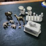 A mixed lot to include Lurpak collectables & animal figurines
