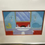 Toni Goffe Original painting titled "In the sink" Art work measures 21.5x32cm